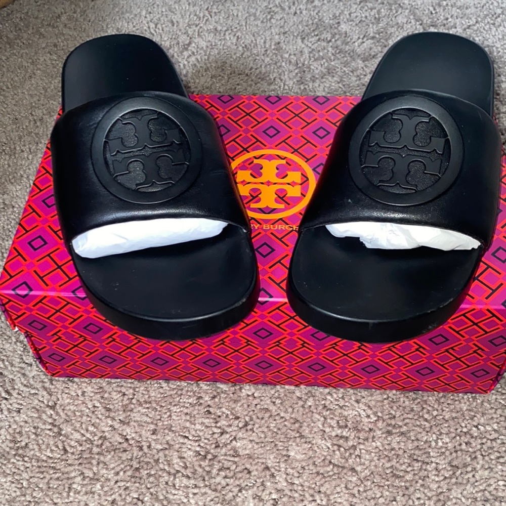 Tory Burch pool slides